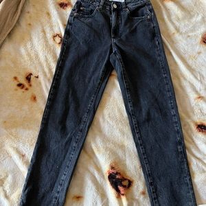 Washed black jeans used twice